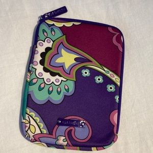 Vera Bradley Heather iPad case sleeve neoprene 6,5”x 9”